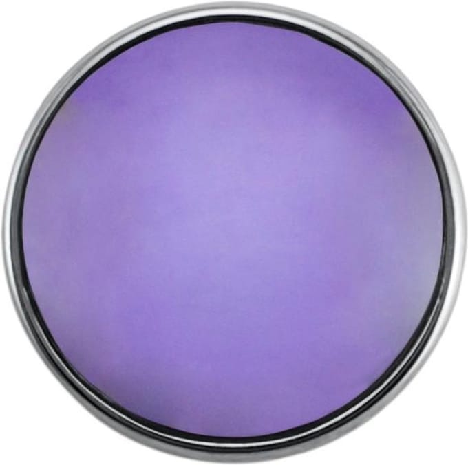 Quiges - Drukknoop 18mm Glas Lila Paars - EBCM034