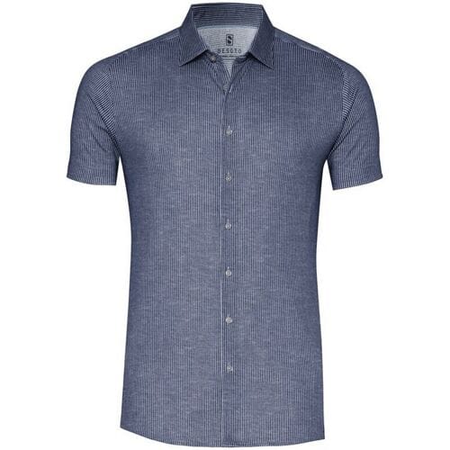 Desoto Overhemd Casual Kent Vertical Stripes Navy / male