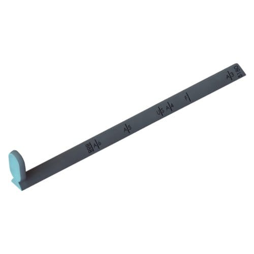 Leitz hole punch guide bar - ABS kunststof - dark Grijs