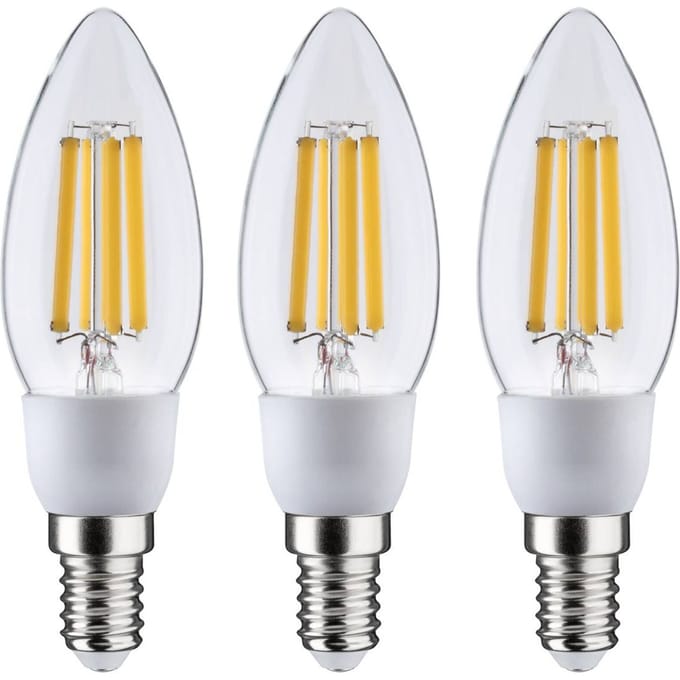 Efficient-Line Filament 230 V LED kaars E14 3x525lm 3x2,5W 3000K Helder