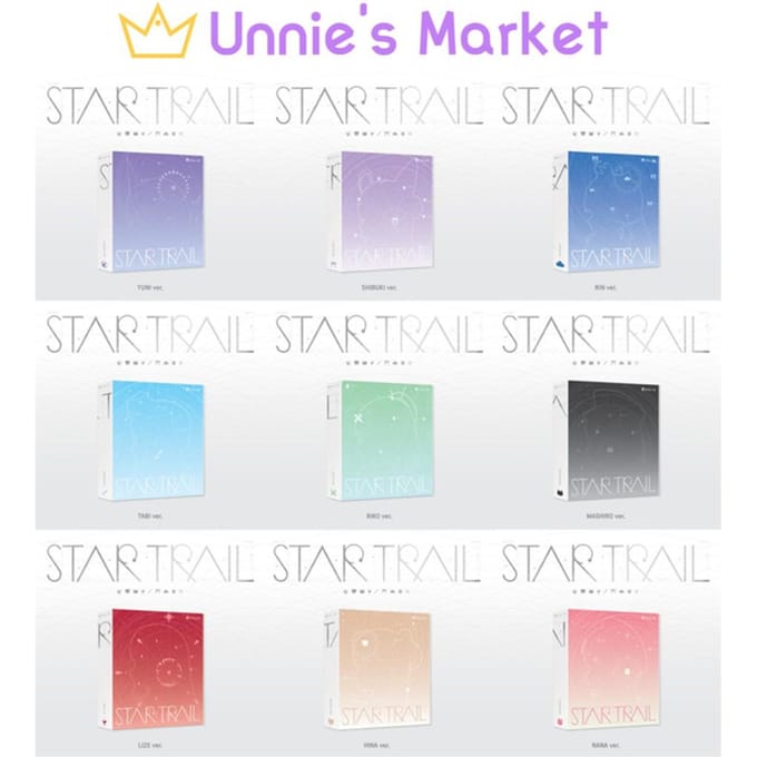 STELLIVE [Star Trail] 1e Album (Lid ver.) + Gratis geschenk Mashiro Ver. white