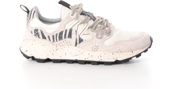 Flower Mountain dames sneaker Yamano in wit zwart