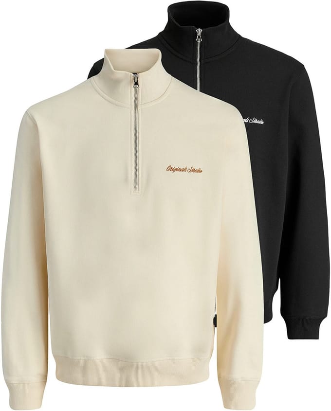 Jack & Jones Heren sweattroyer 2 pack Norrebro
