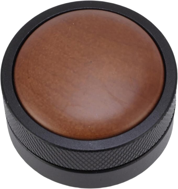 Palm Koffietamper - Ergonomische Tamper - Espresso Bereiden - Constante Druk - 53MM - Walnoothout
