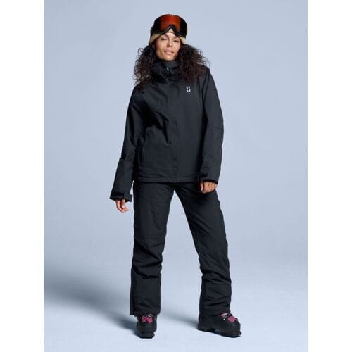 POEDERBAAS - arctic 2l insulated jacket women - Ski jack dames - Zwart