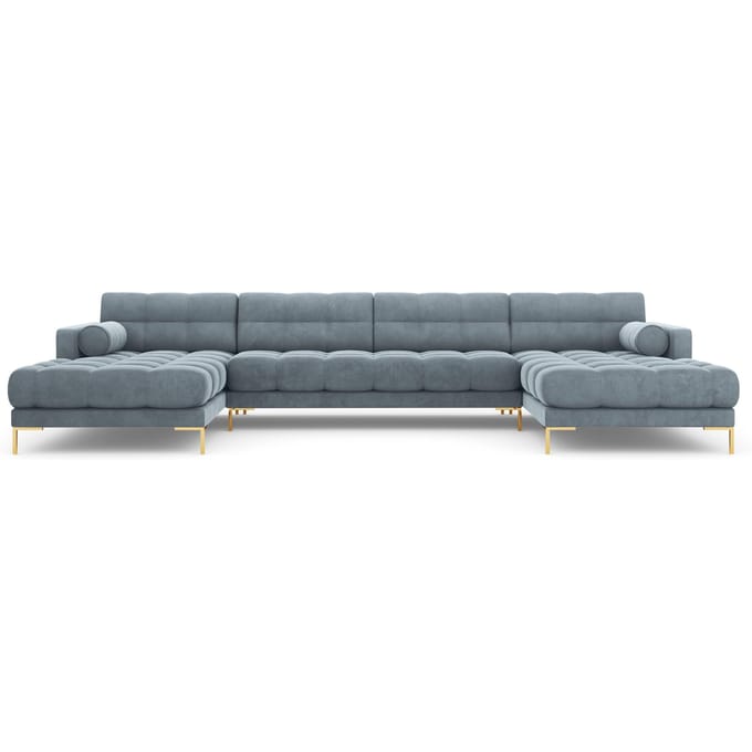 U-hoekbank Bali velvet | Cosmopolitan Design