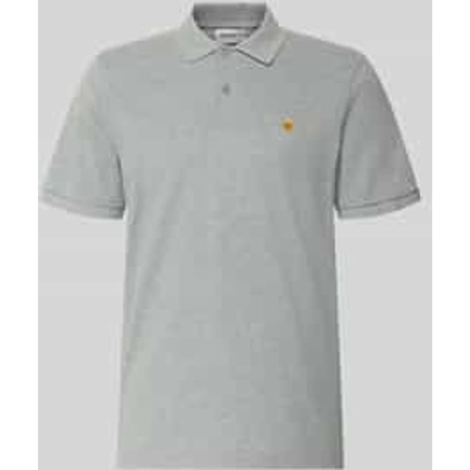regular fit poloshirt met labelstitching