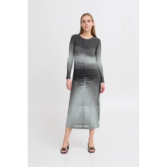 ICHI - IHPENLOPA DR - Dames - Midi jurken