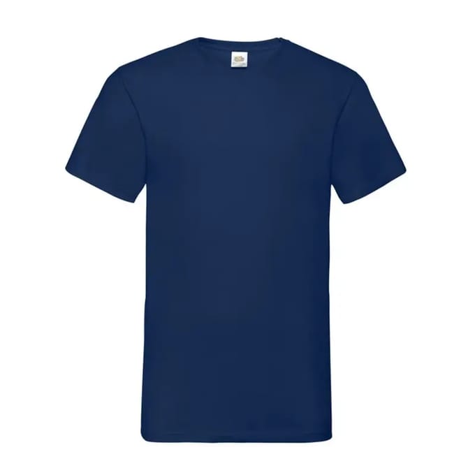 Fruit of the Loom - Valueweight V-Neck T - Navy - XXL
