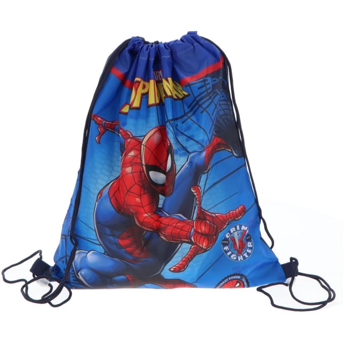 Spiderman Gymtas - Zwemtas - 40 cm - Blauw - Voor Kinderen
