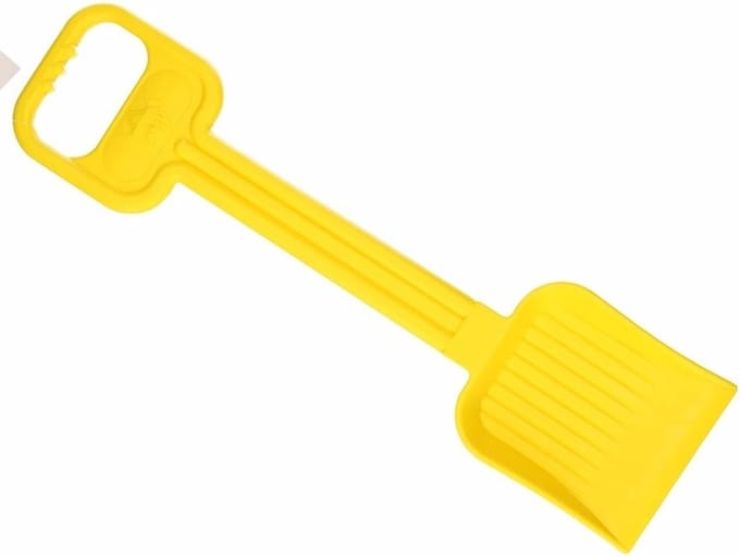 Summertime Zand speelgoed schep - geel - 54 cm - kunststof - strandschep - zandbak schep