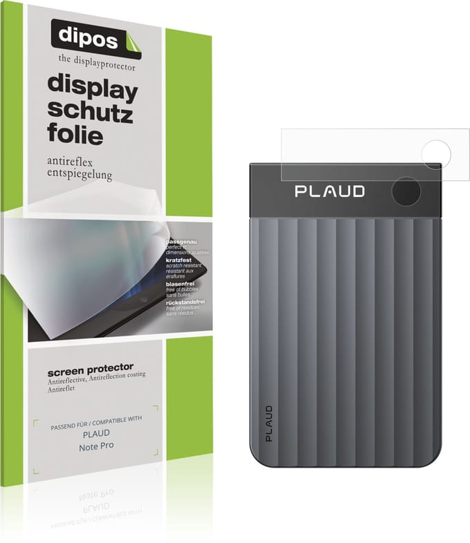 dipos – 4x Matte Beschermfolie geschikt voor PLAUD Note Pro | Krasbestendige & antireflecterende Screenprotector Ultra-Thin
