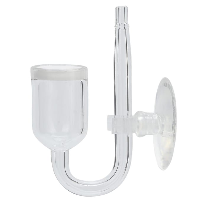Zeer Transparant Glazen Aquarium Koolstofdioxide Verfijner Vis Tank CO2 Oplosser Diffuser Verstuiver white
