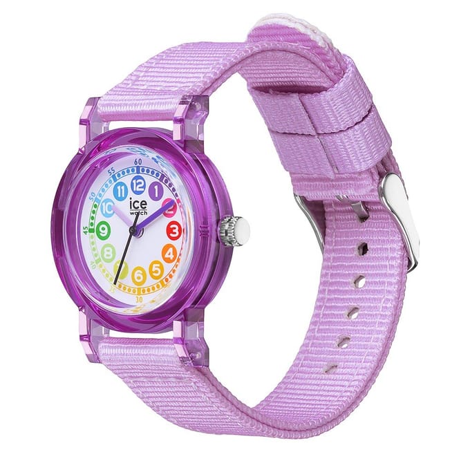 Ice Watch ICE learning - Purple learning 024499 Horloge - Nylon - Paars - Ø 28 mm