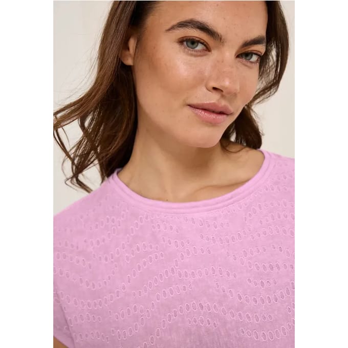 Shirt met geborduurd patroon