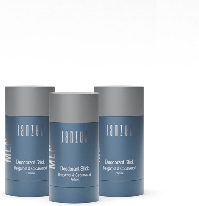 JANZEN Deodorant Stick For Men 3-pack