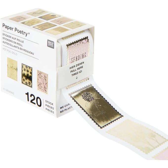 Postzegelstickers "In the Meadow"