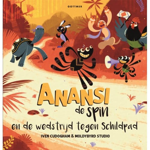 Anansi De Spin En De Wedstrijd Tegen Schildpad - Anansi De Spin - Iven Cudogham