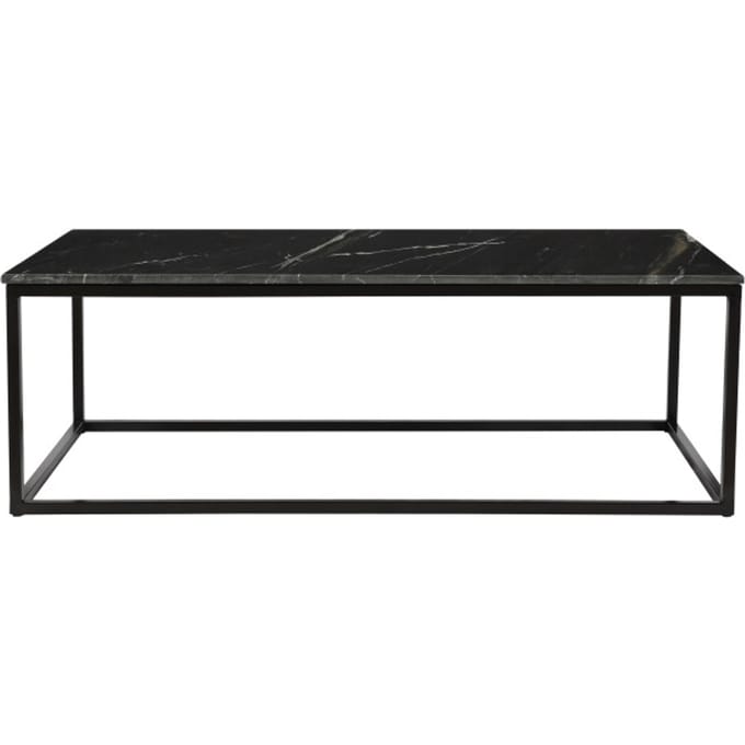 Salontafel marmer zwart 120 cm