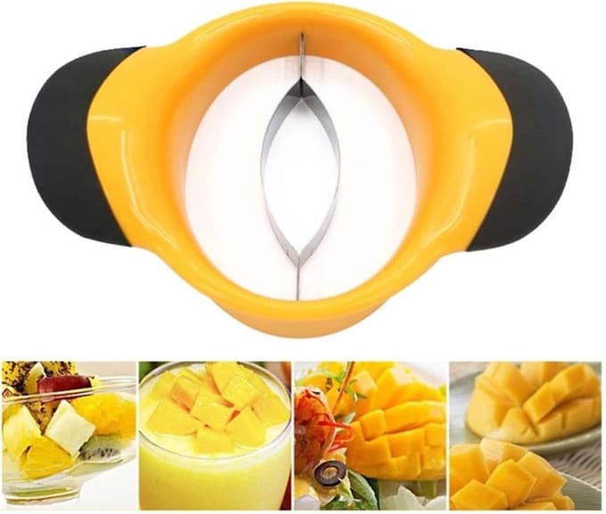 Mango Snijder van RVS - Eenvoudig Mango Schillen, Pitten Verwijderen en Delen van Mango's