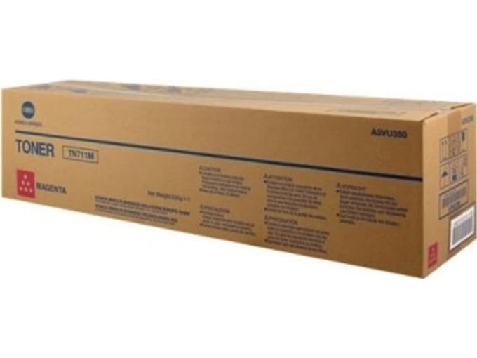 Konica Minolta TN-711M (A3VU350) toner cartridge magenta (origineel)