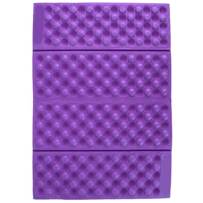 Buiten Schuim Waterdicht Tuinkussen Zitkussen Camping Draagbare Opvouwbare Mat (Paars Zwart purple
