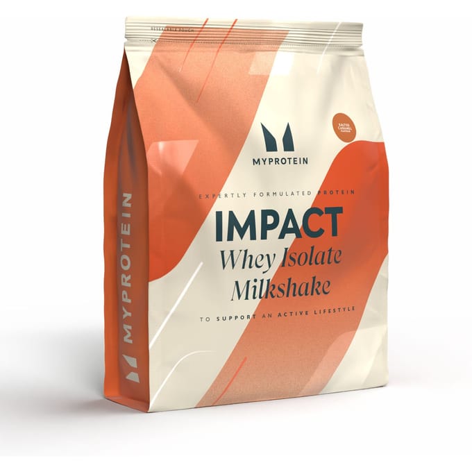 Impact Whey Isolate Milkshake - 900G - 30servings - Zoute Karamel