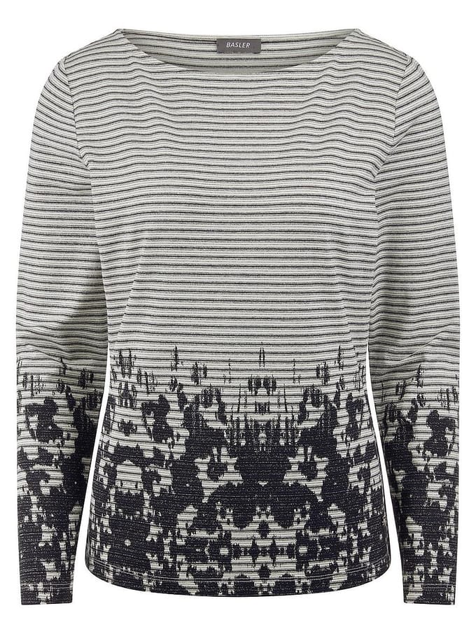 Shirt lange mouwen Van BASLER multicolour