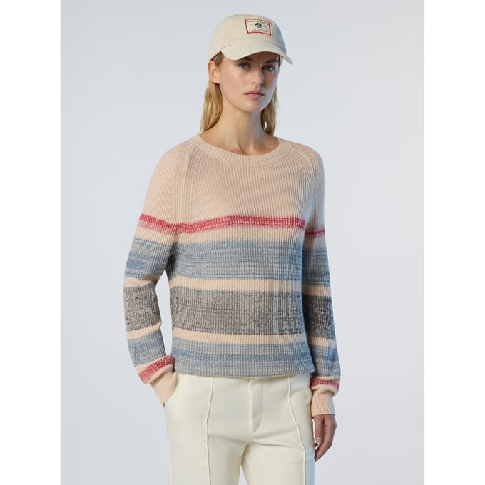 North Sails Trui Gestreepte alpacawol