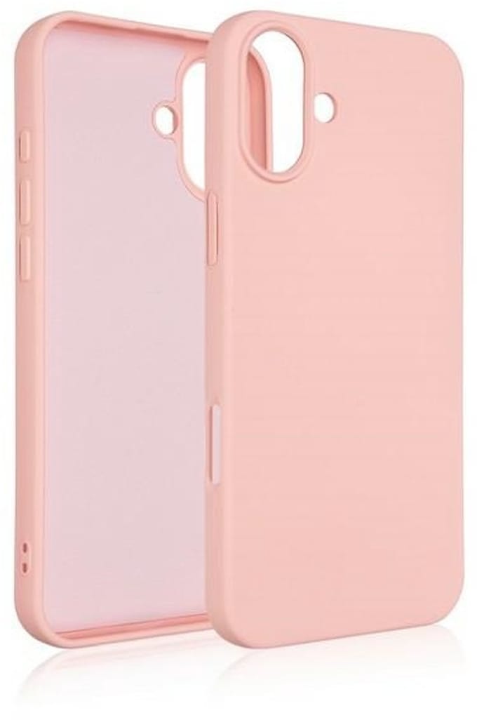 Beline Serie - Siliconen Hoesje - iPhone 16 Plus - Roze-Goud - Premium Bescherming