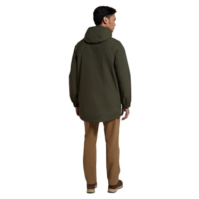 Mountain Warehouse Heren Glacier II Lange Waterdichte Jas (Khaki)