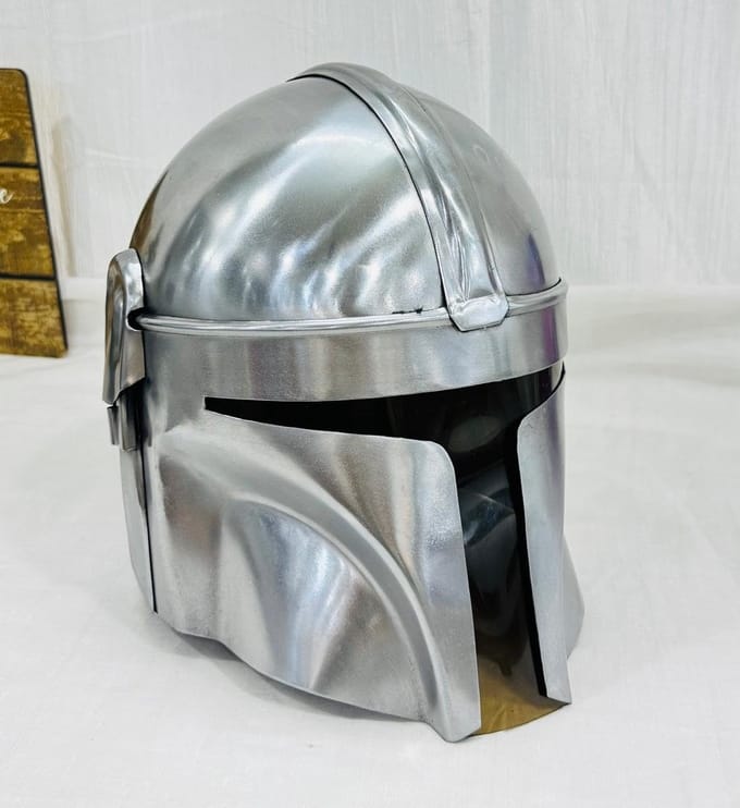 Middeleeuwse Stalen Helm met Voering voor LARP en Cosplay