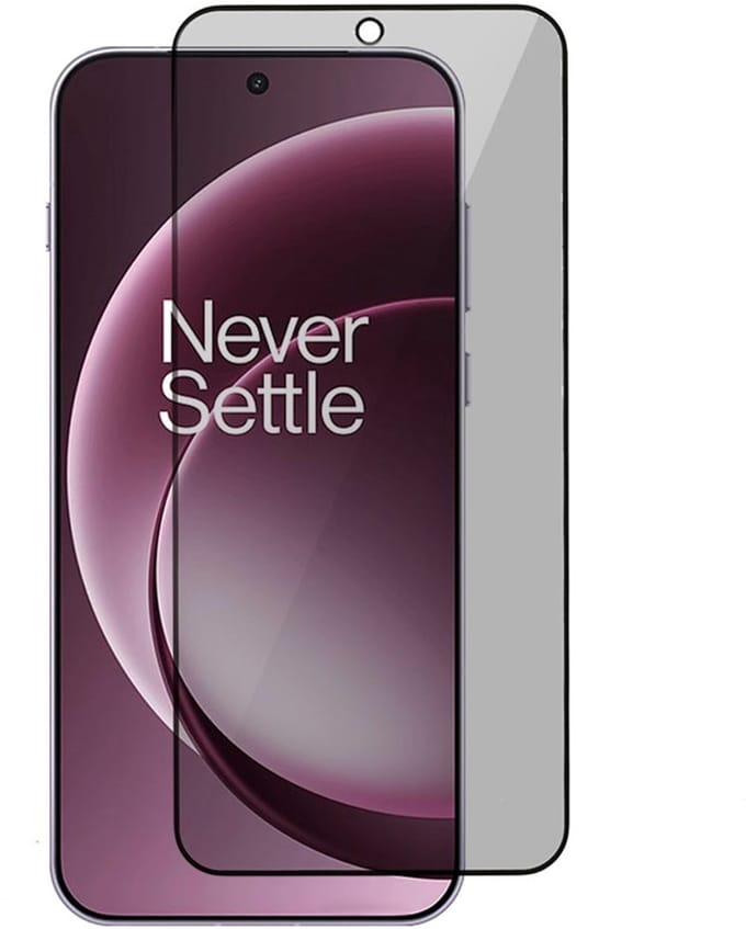 Coverup Screen Protector - Geschikt voor OnePlus 15 Screen Protector - Coverup Privacy Tempered Glass - Transparant