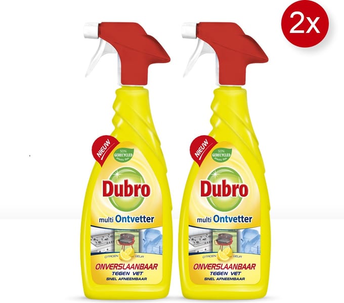 Dubro Multi Ontvetter Spray - 2 Stuks - Voordeelverpakking