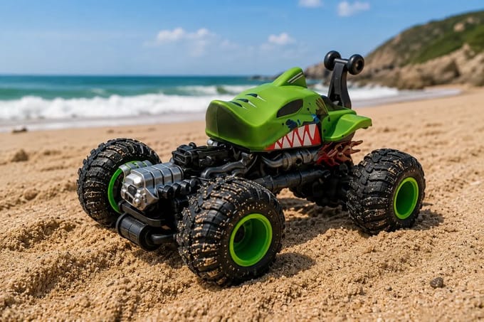 CRAZON R/C Telegeleide TIP LORRY SHARK tumbling 2.4 ghz
