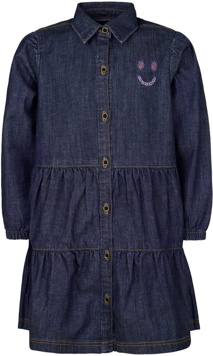 Noppies Jurk Jimo - Ink Blue - Maat 104