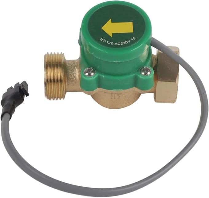 Waterdruk Schakelaar - Pompsensor - Waterdruk Verhoging - Start bij Lage Druk - G3/4 Schroefdraad - Zwart