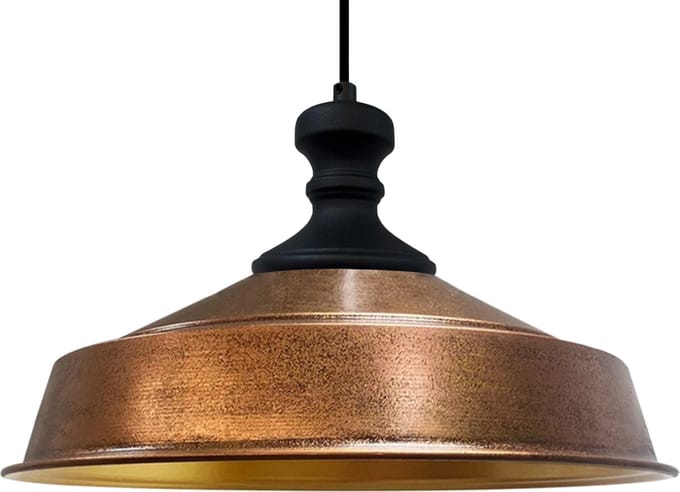 Bamyum Pendelleuchte Asletl Hanglamp Industrieel Koperkleur Gemaakt Van Metaal