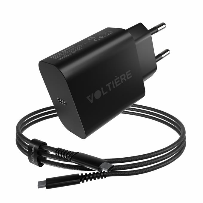 Voltière 45W Snellader met 2 meter USB C Kabel - USB C Oplader - Snellader 45W - Inclusief Oplaadkabel