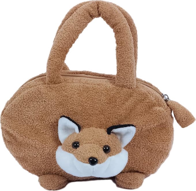 PIA Soft Toys - Pluche Vos handtas - 22 cm