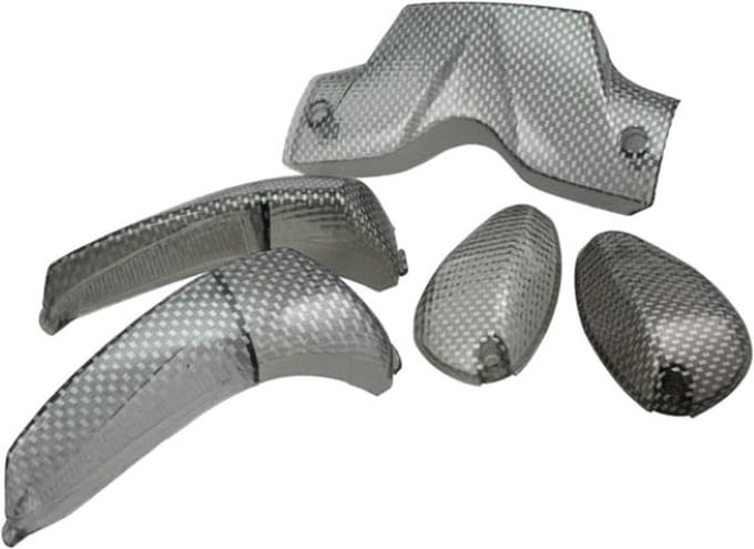 Knipperlicht & Achterlicht glasset STR8 Gilera Runner Carbon