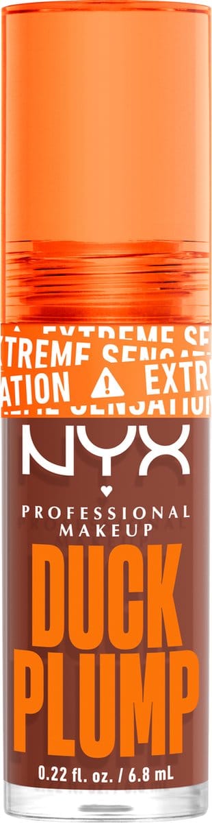Nyx Professional Makeup Duck Plump - Mocha Me Crazy - Plumping lipgloss - Bruin - 6,8ml