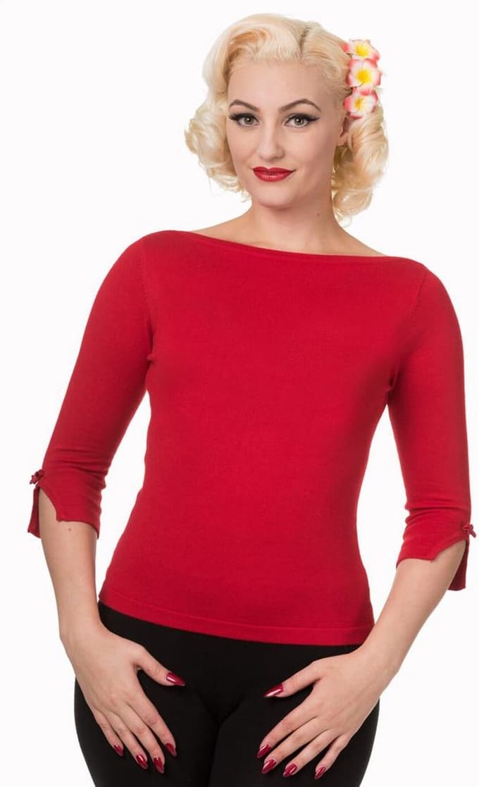 Dancing Days - ADDICTED Longsleeve top - 2XL - Rood