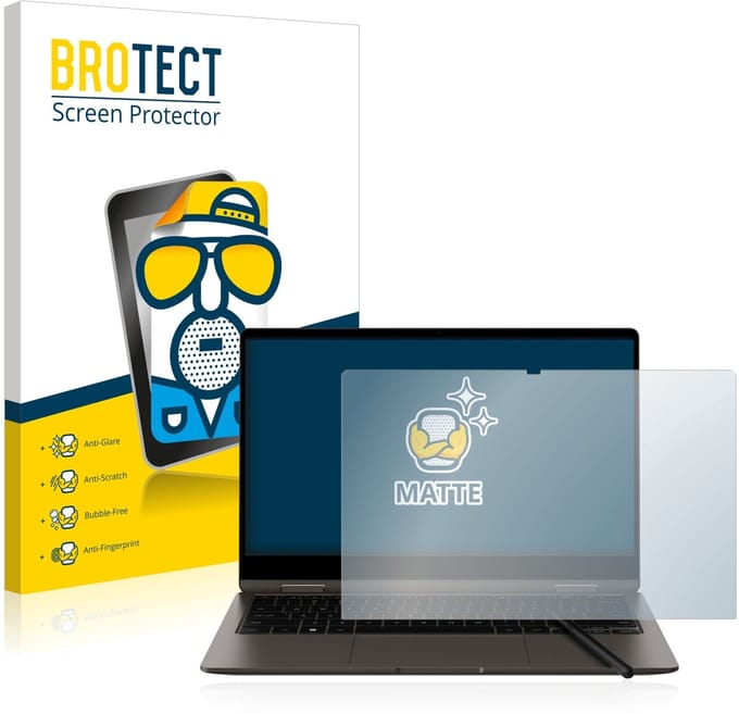 BROTECT - Screenprotector voor Samsung Galaxy Book3 360 13" - Folie Beschermfolie matte
