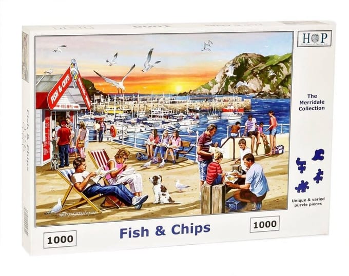 Fish and Chips Puzzel 1000 stukjes