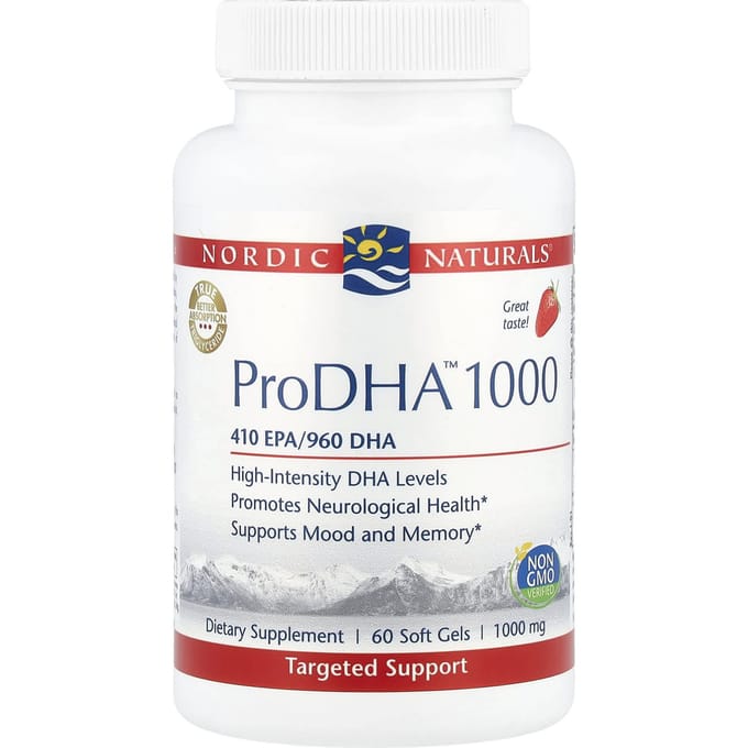 Prodha™ 1000, Aardbeiensmaak, 60 Softgels