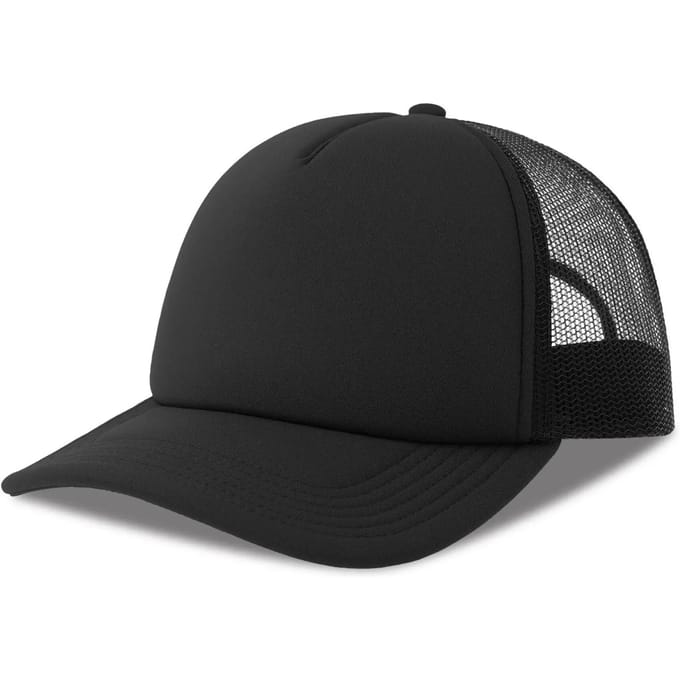 Atlantis Headwear Rapper-S Cap AT537 - Black/Black - One size