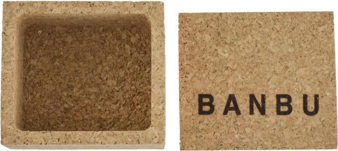 Banbu Zeephouder Kurkdoos - Extra absorberend - Zero waste - Handig formaat
