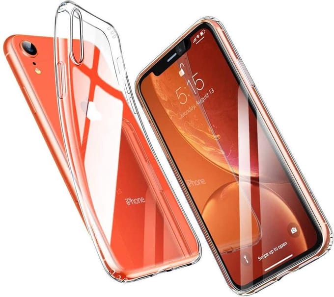 Silicone Hoesje Geschikt voor: iPhone XR - Soft Silicone - Transparant