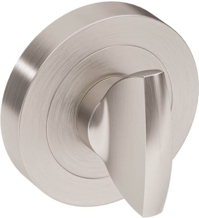 Gamet Basic Line - Ovale WC-schild - Geborsteld Nikkel